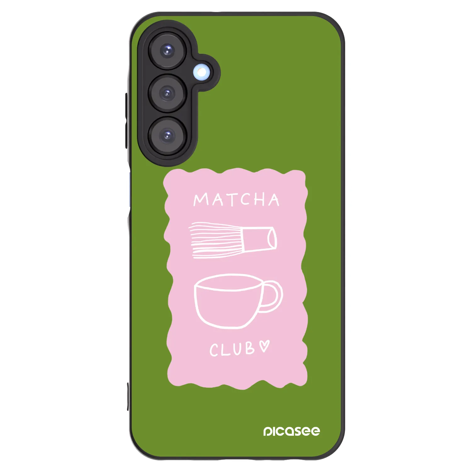 Picasee silikonski črni ovitek za Samsung Galaxy A25 A256B 5G - Matcha club