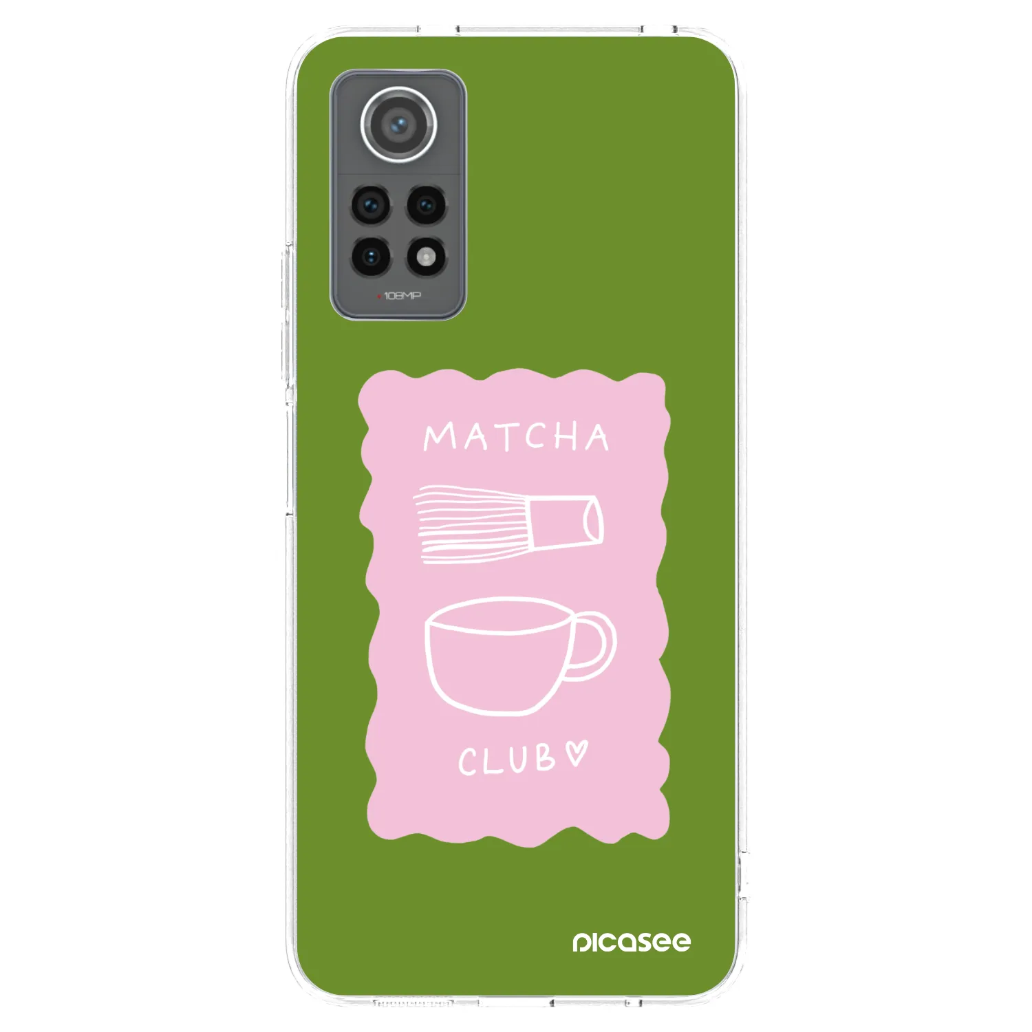 Picasee silikonski prozorni ovitek za Xiaomi Redmi Note 12 Pro 4G - Matcha club