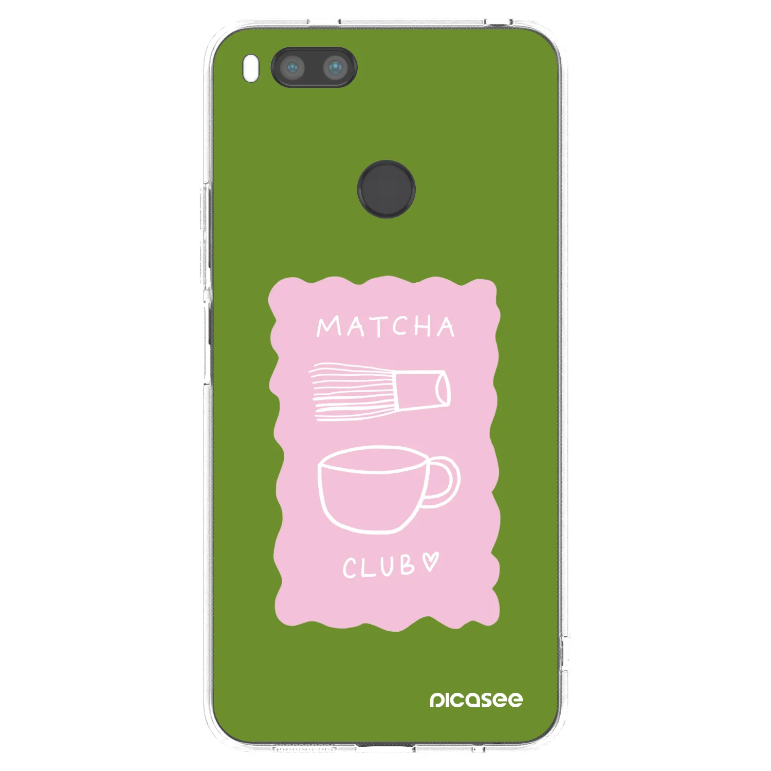 Picasee silikonski prozorni ovitek za Xiaomi Mi A1 Global - Matcha club