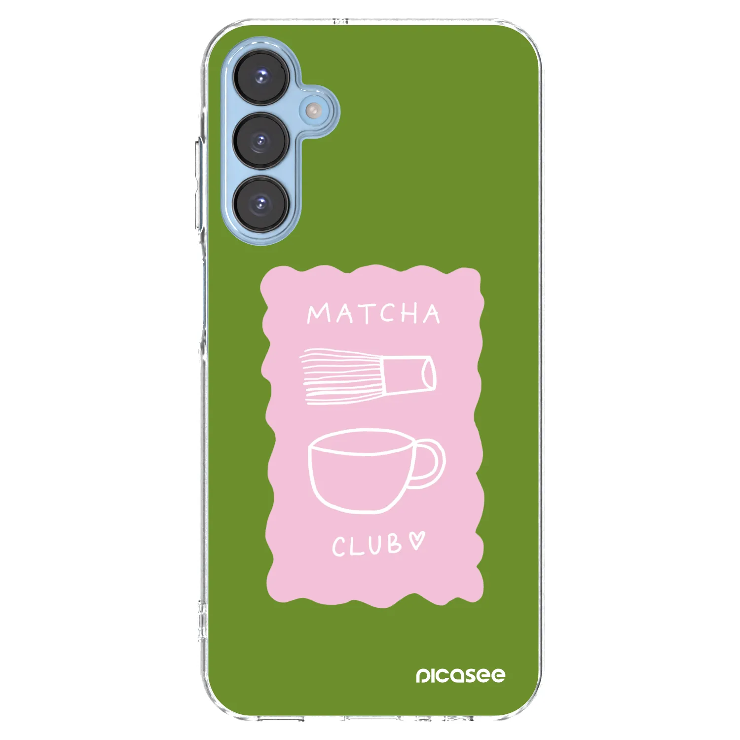 Picasee silikonski prozorni ovitek za Samsung Galaxy A15 A156B 5G - Matcha club