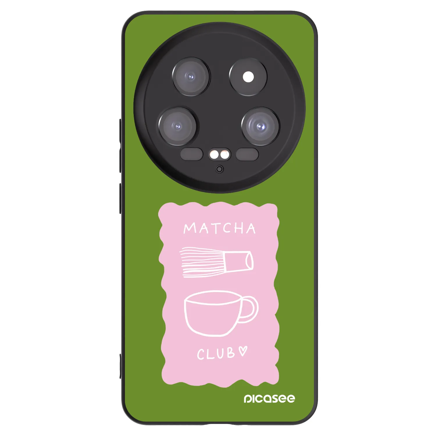 Picasee silikonski črni ovitek za Xiaomi 14 Ultra - Matcha club