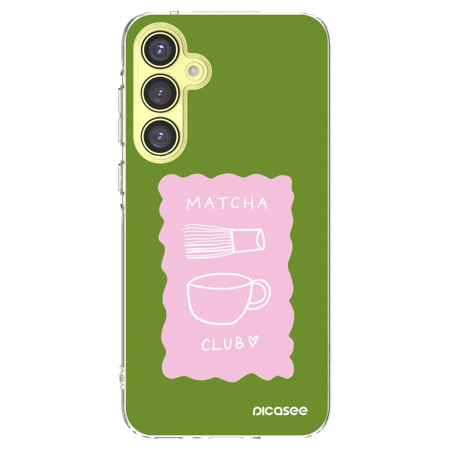 Picasee silikonski prozorni ovitek za Samsung Galaxy A35 5G A356B - Matcha club