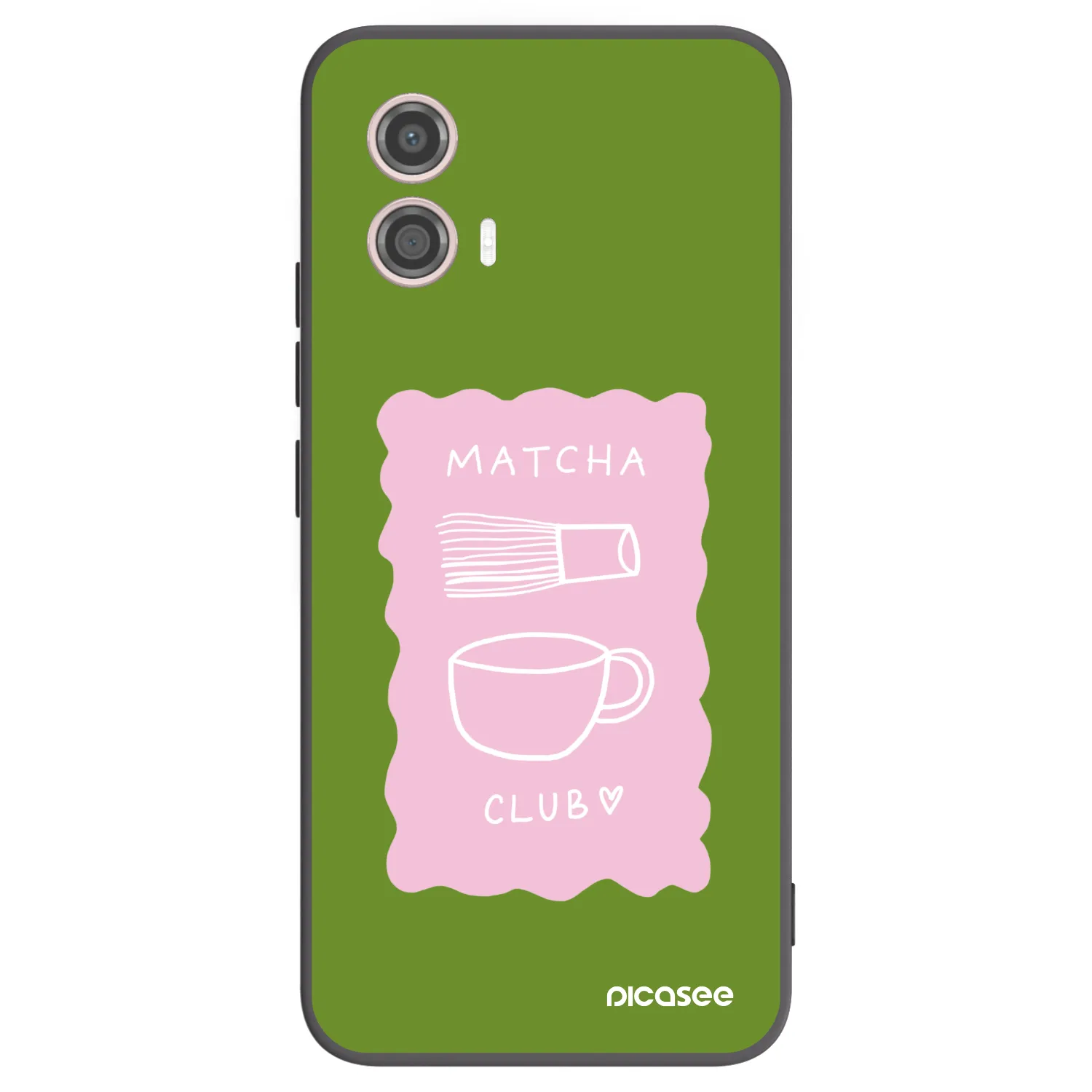 Picasee silikonski črni ovitek za Motorola Moto G53 5G - Matcha club