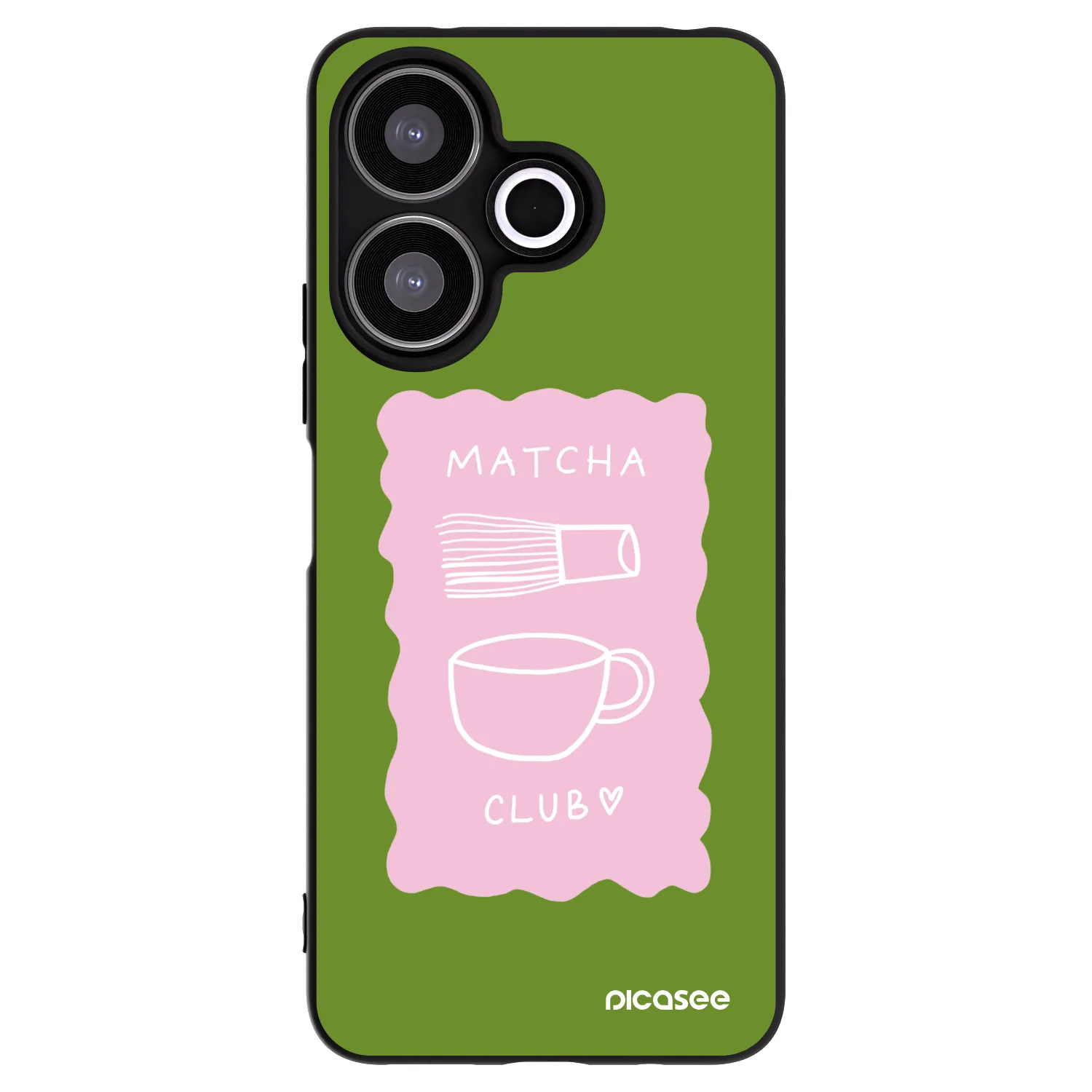Picasee silikonski črni ovitek za Xiaomi Redmi 13 4G - Matcha club