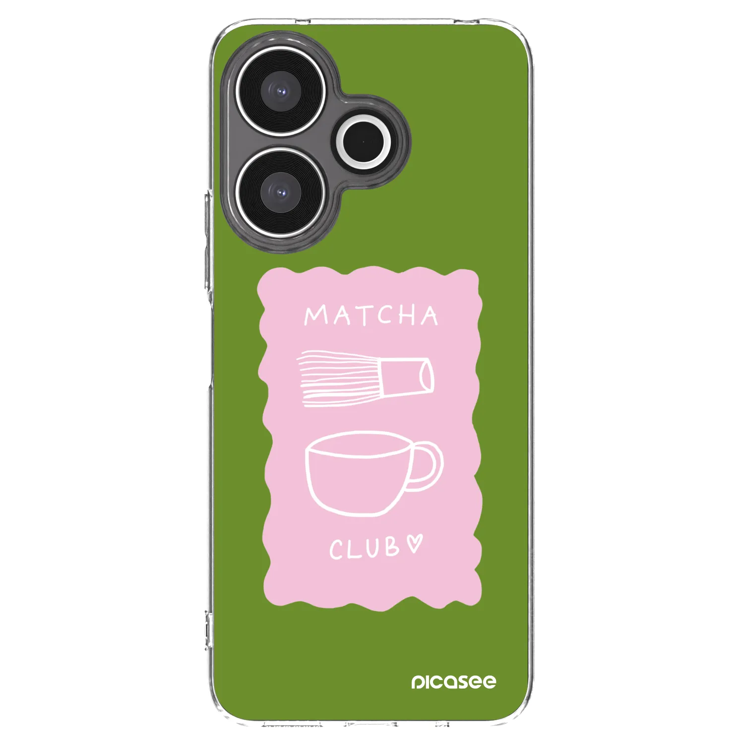 Picasee silikonski prozorni ovitek za Xiaomi Redmi 13 4G - Matcha club