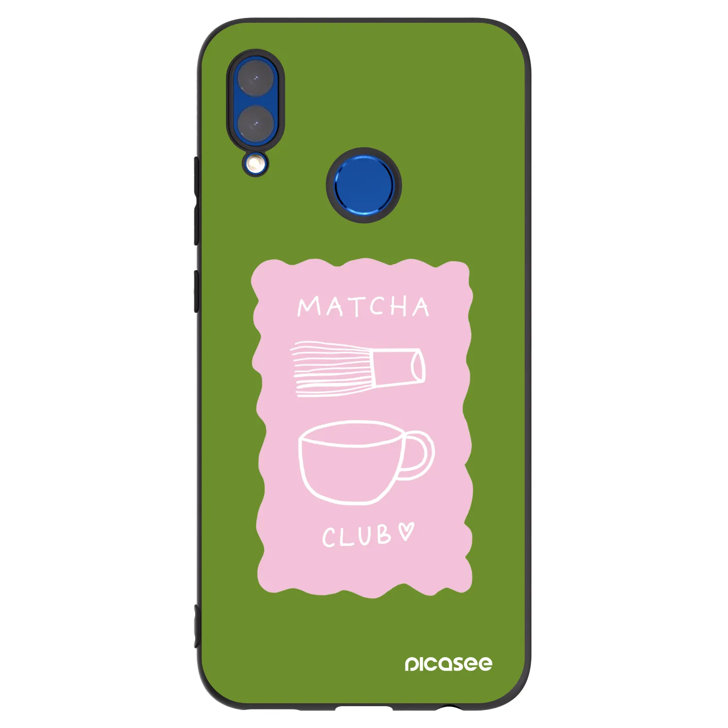 Picasee silikonski črni ovitek za Honor 10 Lite - Matcha club