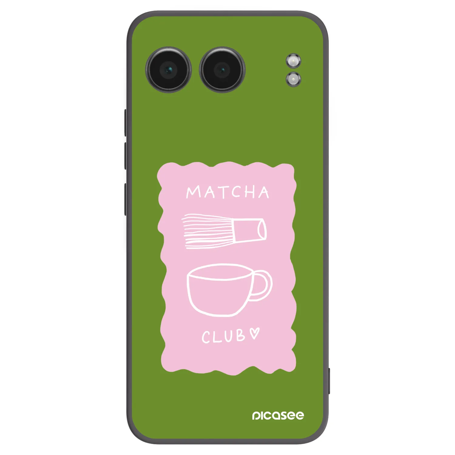 Picasee silikonski črni ovitek za OnePlus Nord 4 - Matcha club