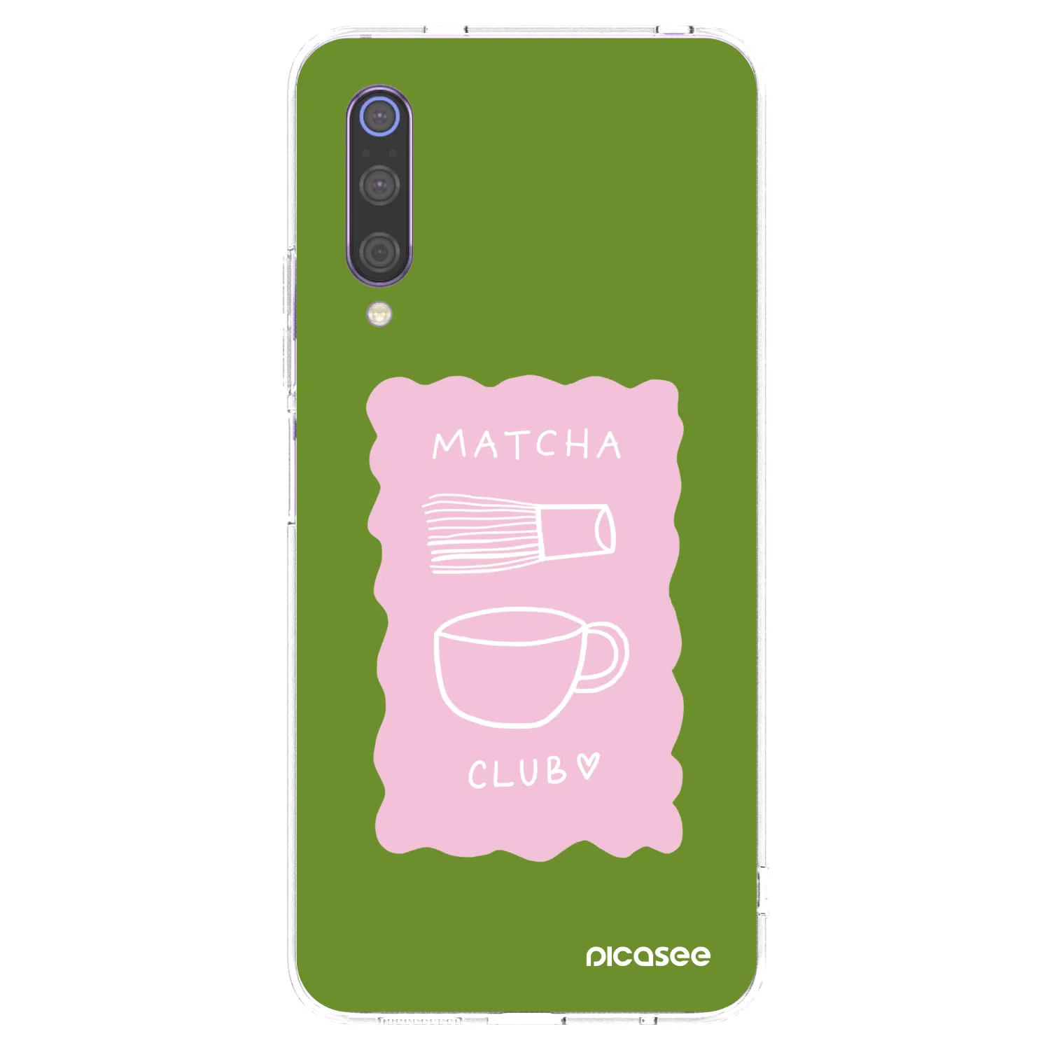 Picasee silikonski prozorni ovitek za Xiaomi Mi 9 - Matcha club