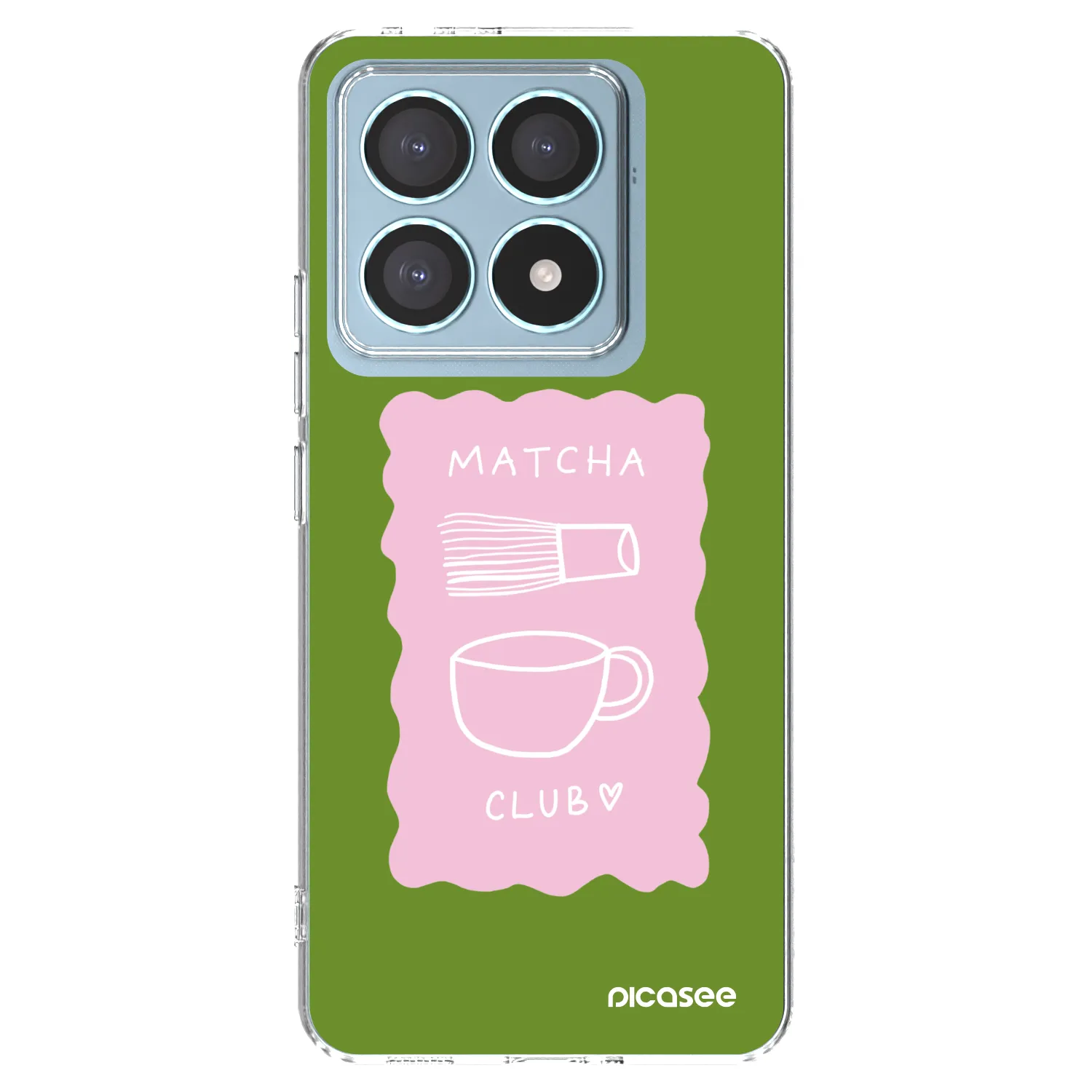 Picasee silikonski prozorni ovitek za Xiaomi 14T Pro - Matcha club