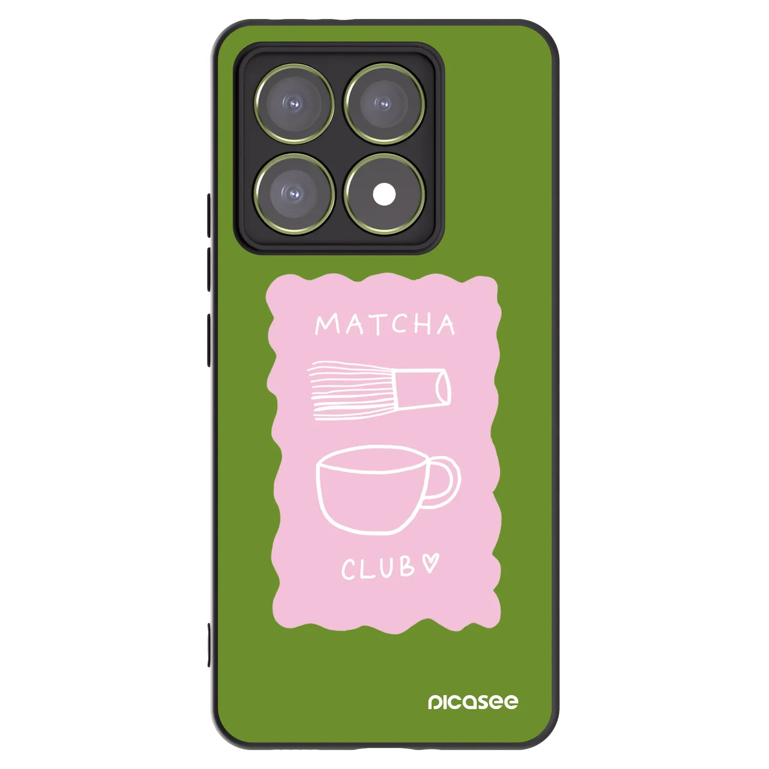 Picasee silikonski črni ovitek za Xiaomi 14T - Matcha club