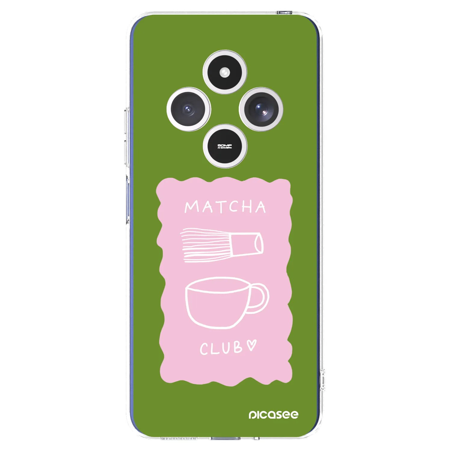 Picasee silikonski prozorni ovitek za Xiaomi Redmi 14C - Matcha club