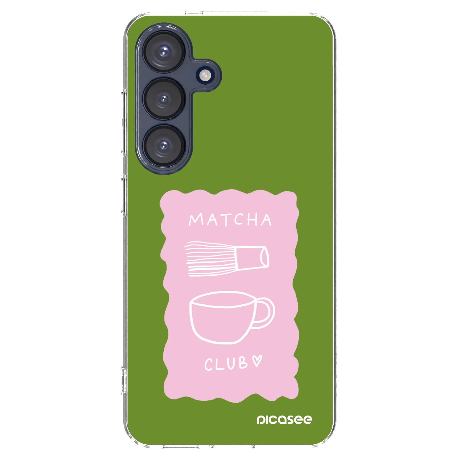 Picasee silikonski prozorni ovitek za Samsung Galaxy S25 5G - Matcha club