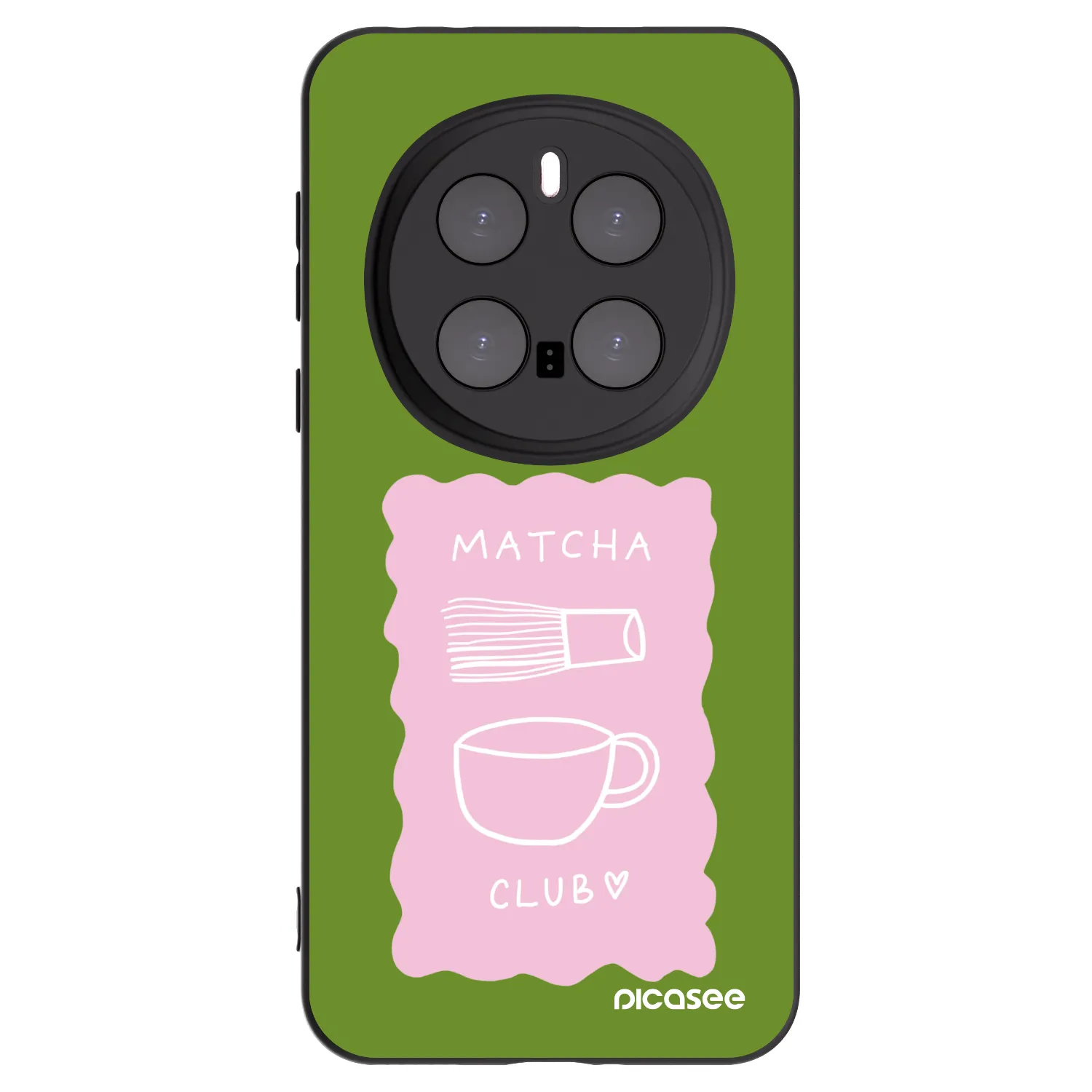 Picasee silikonski črni ovitek za Honor Magic7 Pro 5G - Matcha club