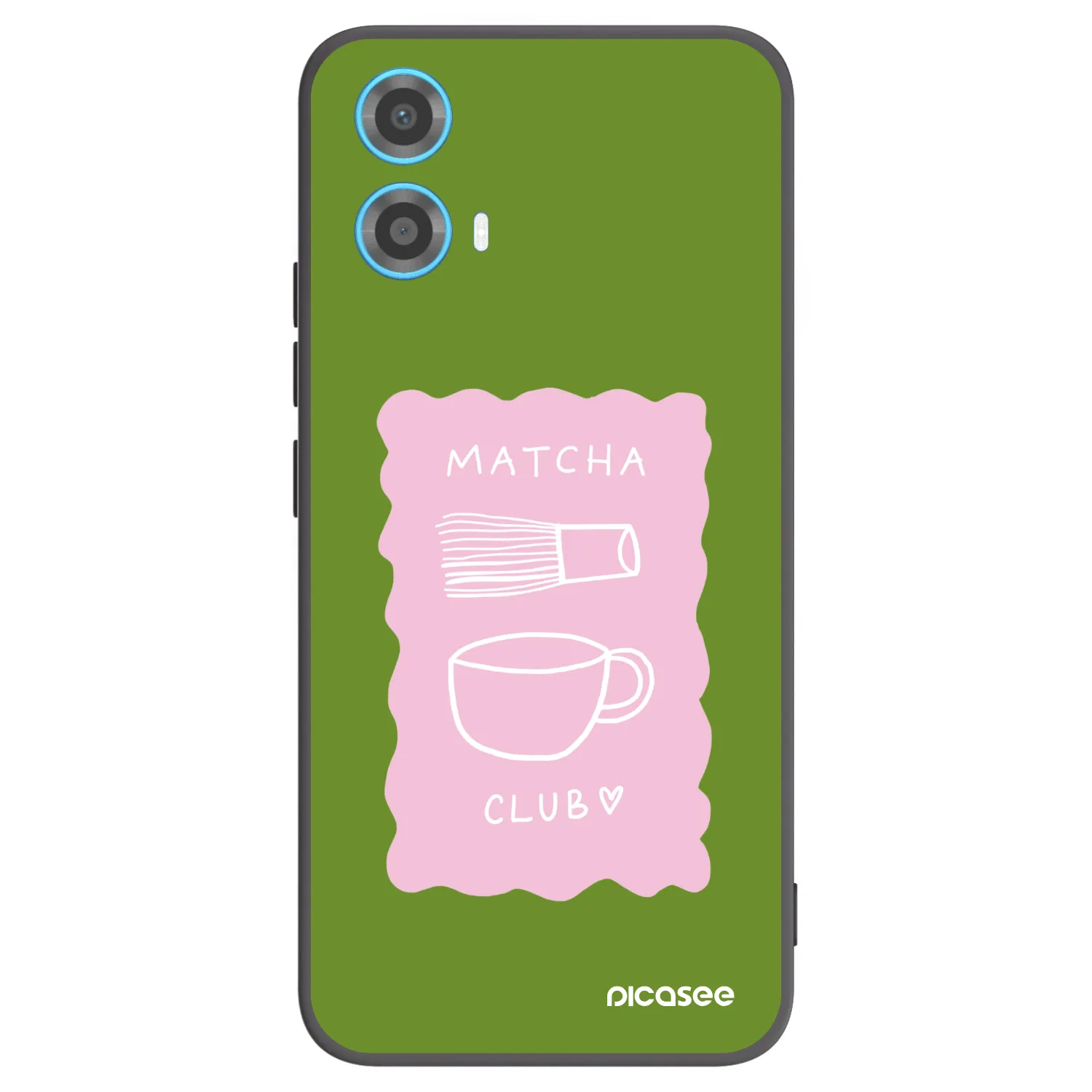 Picasee silikonski črni ovitek za Motorola Moto G34 5G - Matcha club