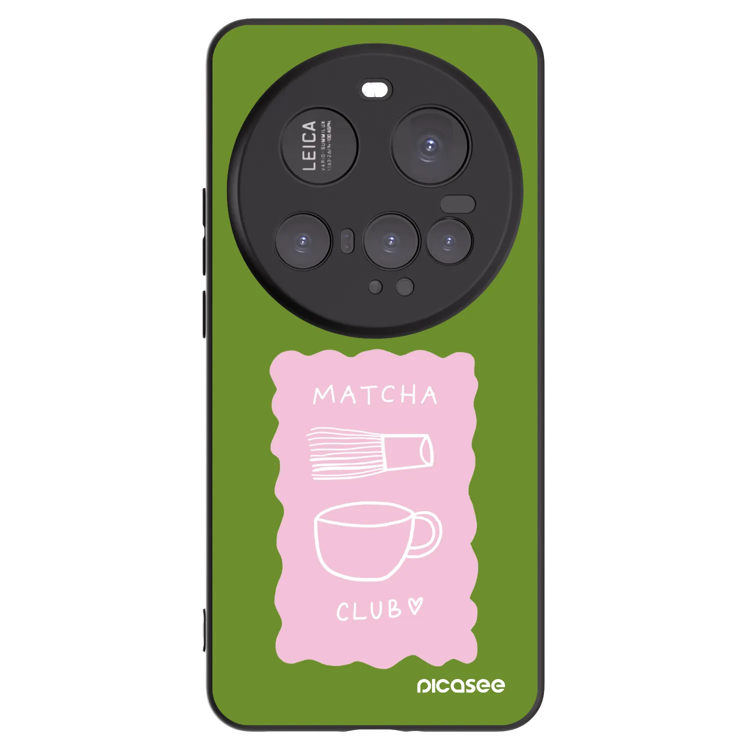 Picasee silikonski črni ovitek za Xiaomi 15 Ultra - Matcha club