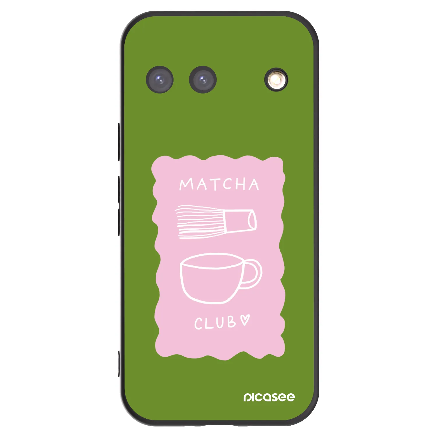 Picasee silikonski črni ovitek za Google Pixel 9 - Matcha club