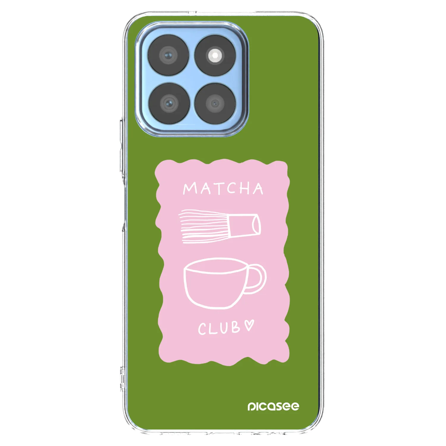 Picasee silikonski prozorni ovitek za Honor X8c - Matcha club