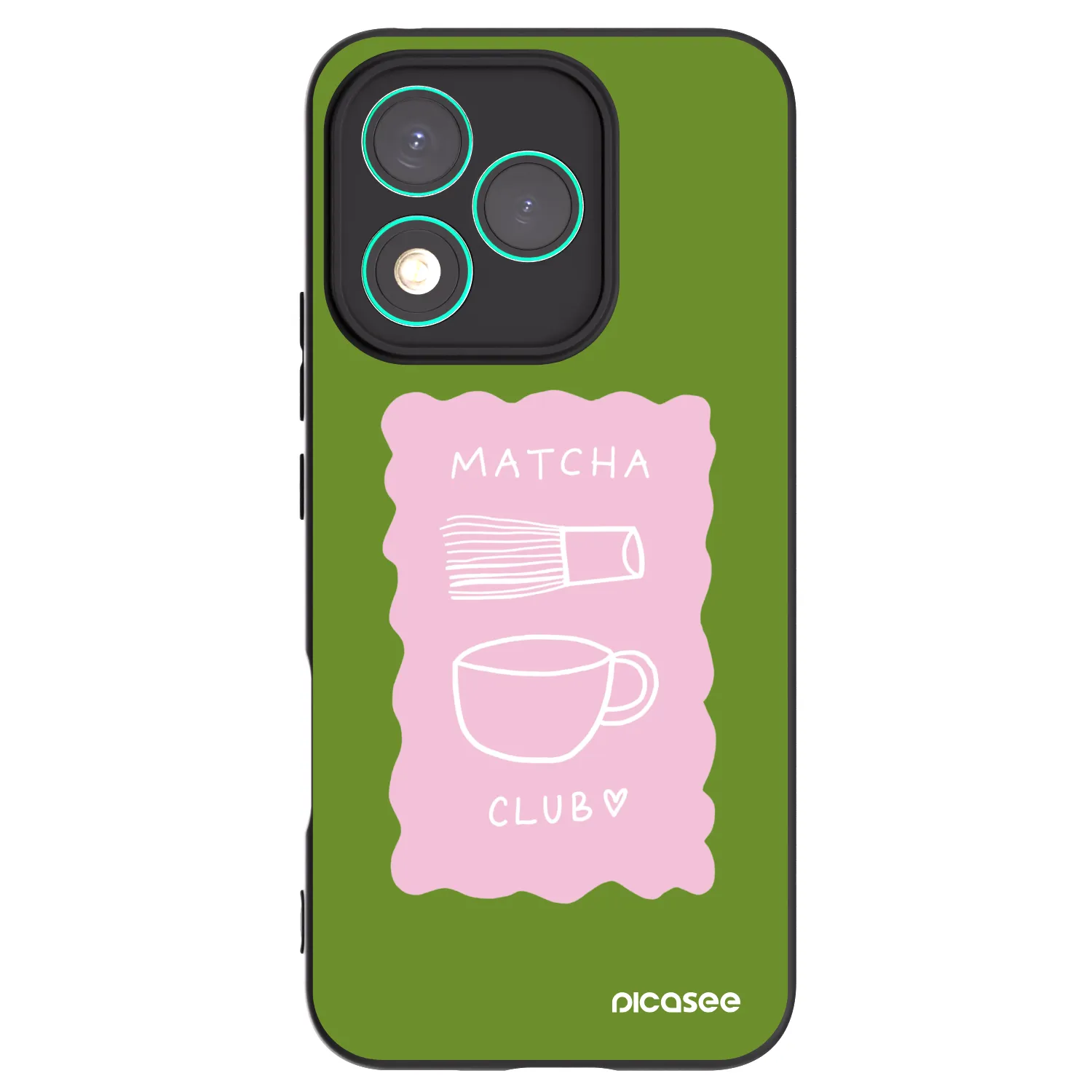 Picasee silikonski črni ovitek za Honor 400 Lite 5G - Matcha club