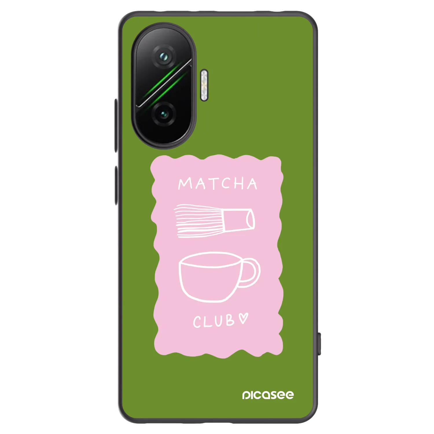 Picasee silikonski črni ovitek za Xiaomi Poco F7 Pro 5G - Matcha club