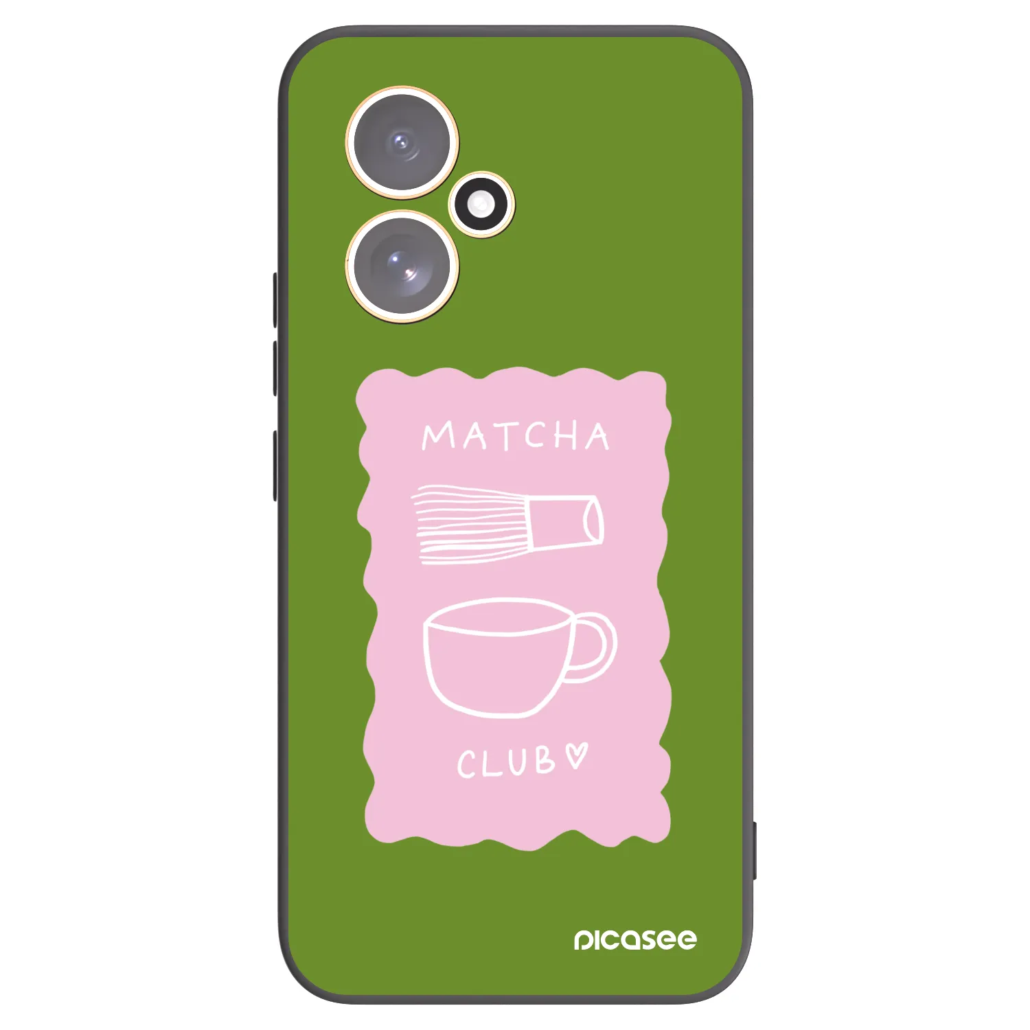 Picasee silikonski črni ovitek za Honor 400 5G - Matcha club