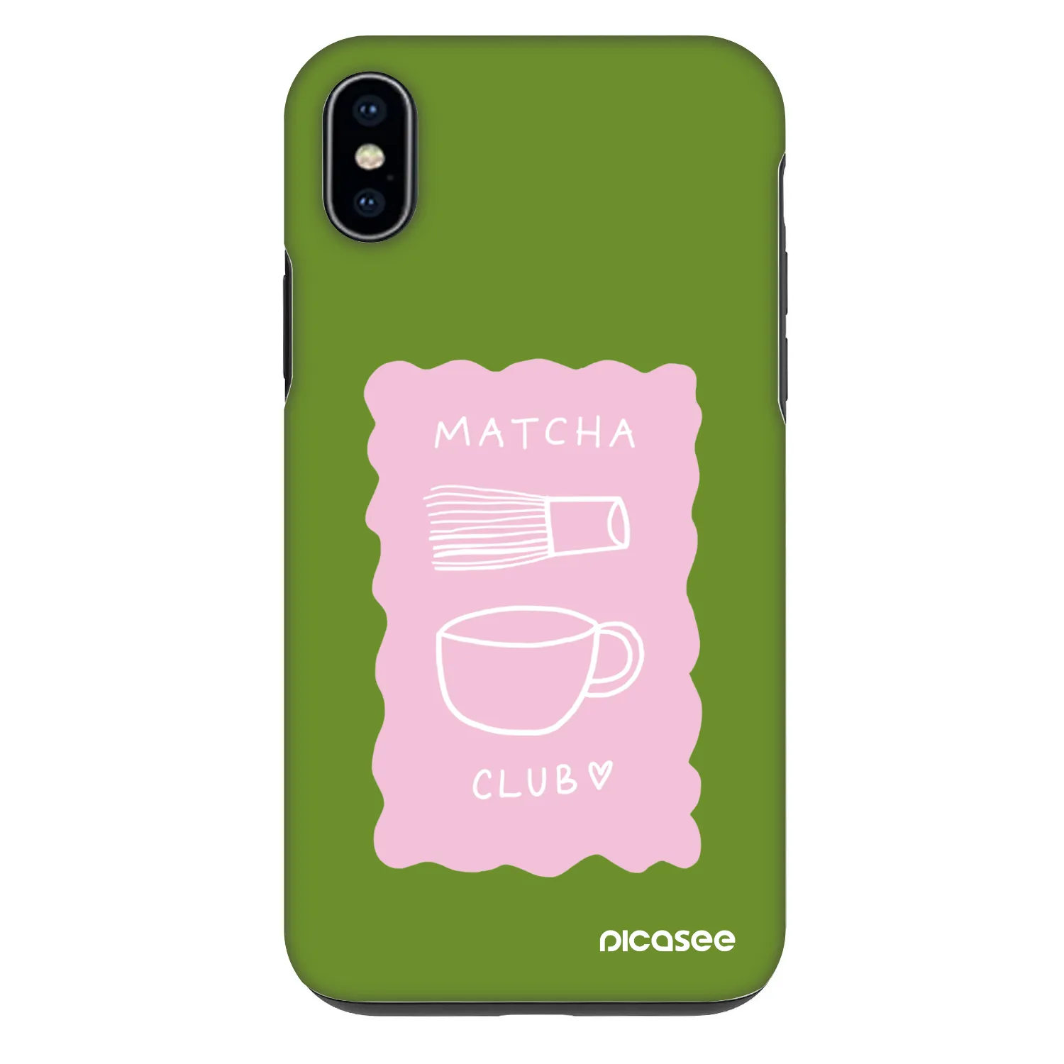 Picasee Fashion Case za Apple iPhone XS Max - Matcha club