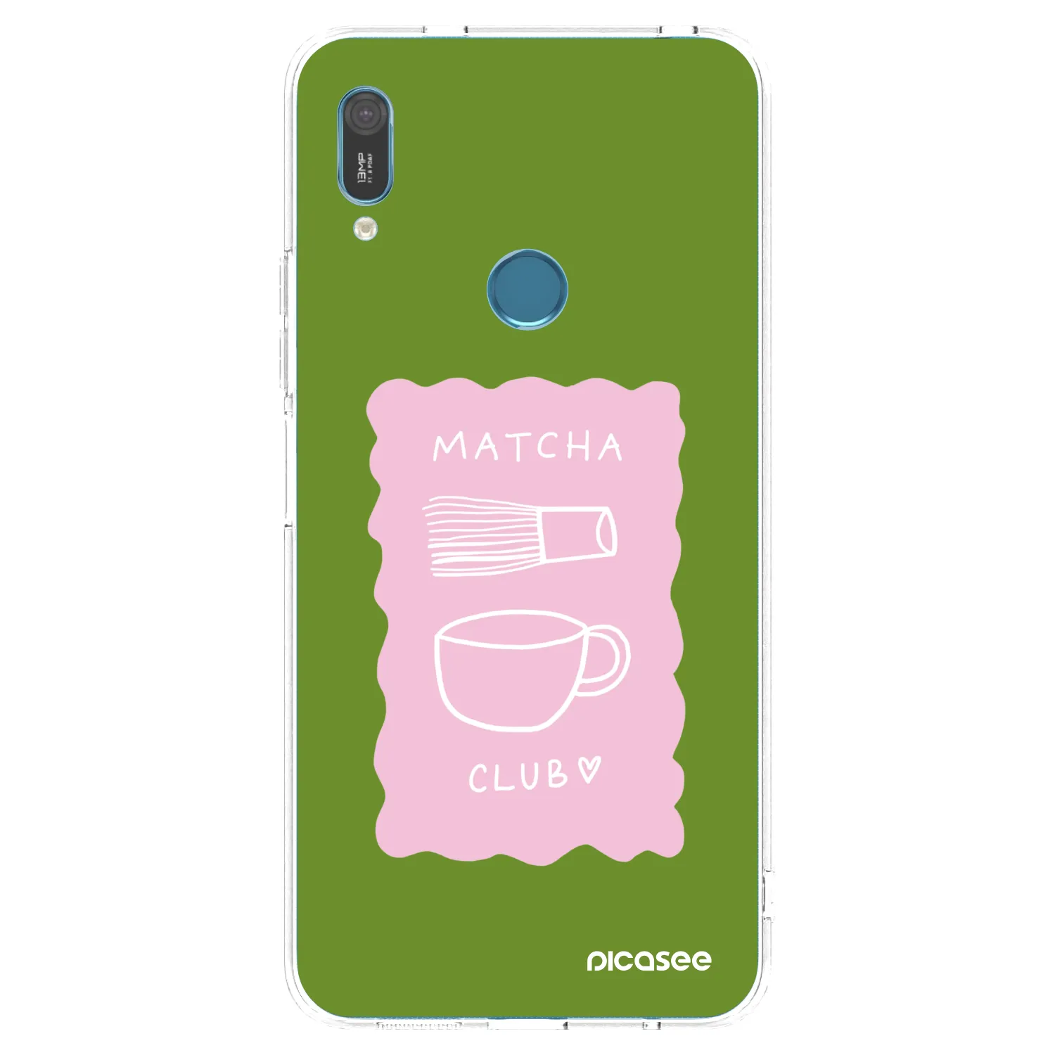 Picasee silikonski prozorni ovitek za Huawei Y6 2019 - Matcha club