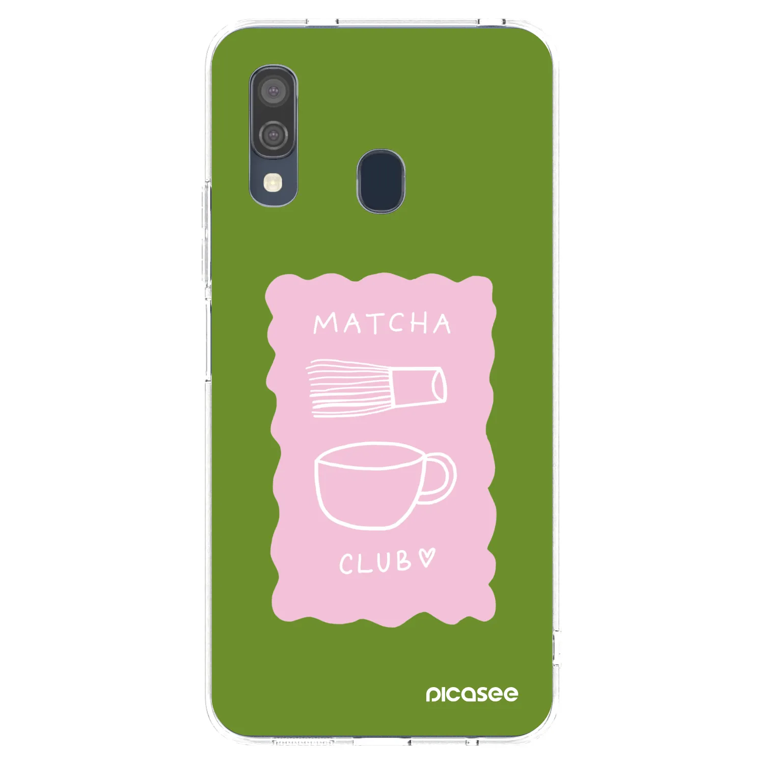 Picasee silikonski prozorni ovitek za Samsung Galaxy A40 A405F - Matcha club