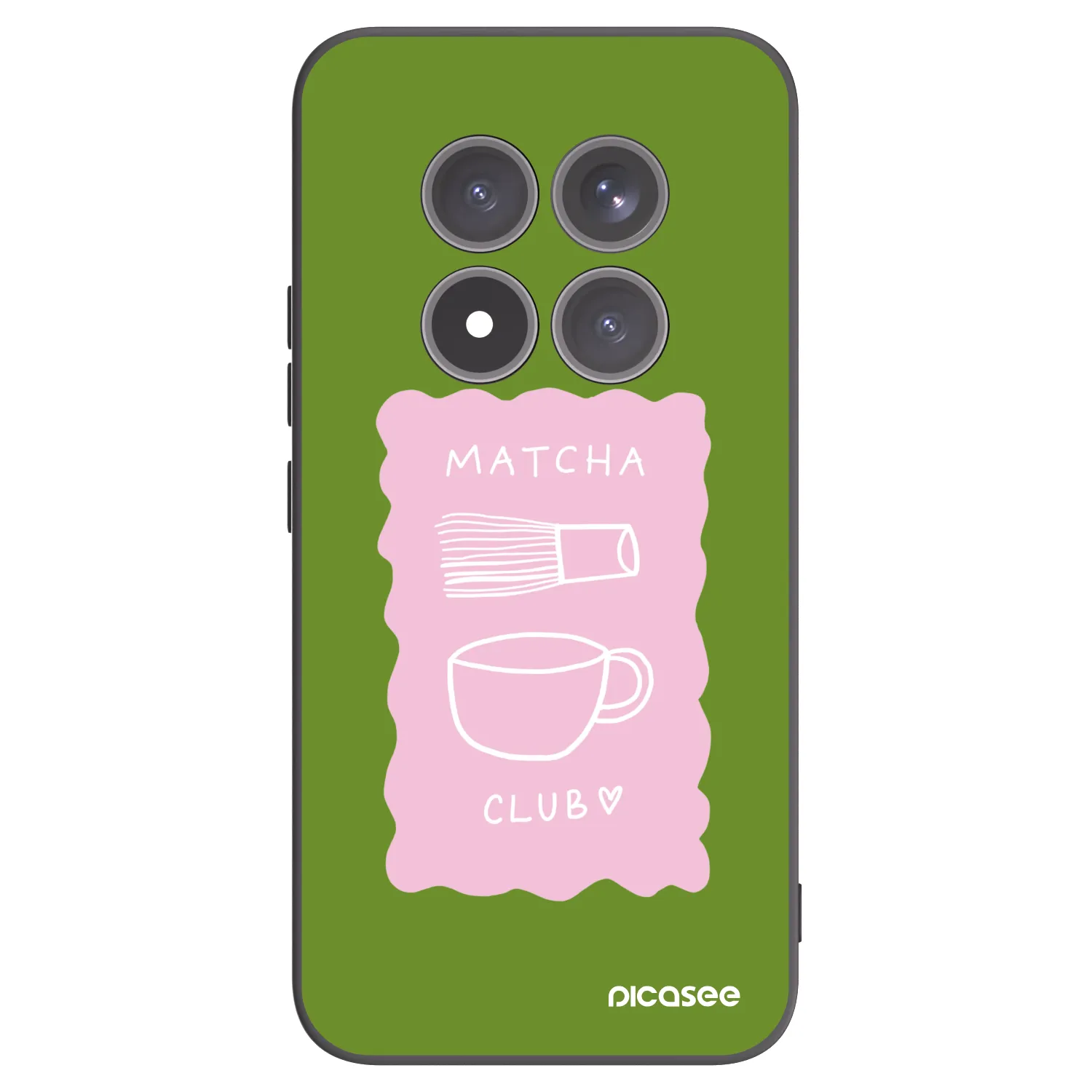 Picasee silikonski črni ovitek za Xiaomi Redmi Note 15 Pro+ - Matcha club