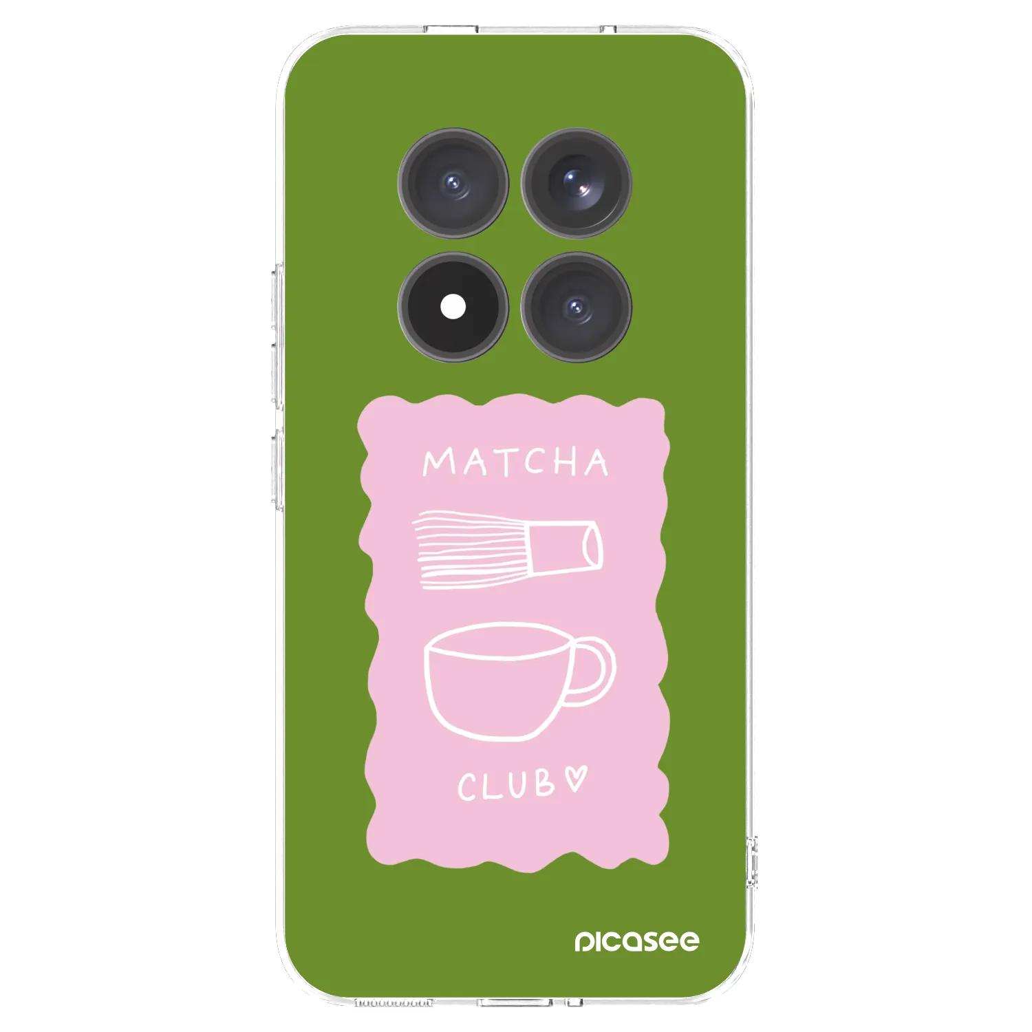 Picasee silikonski prozorni ovitek za Xiaomi Redmi Note 15 Pro+ - Matcha club