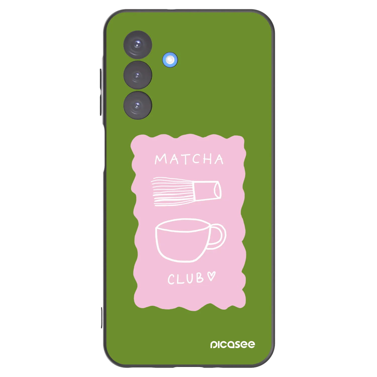 Picasee silikonski črni ovitek za Samsung Galaxy A17 5G - Matcha club