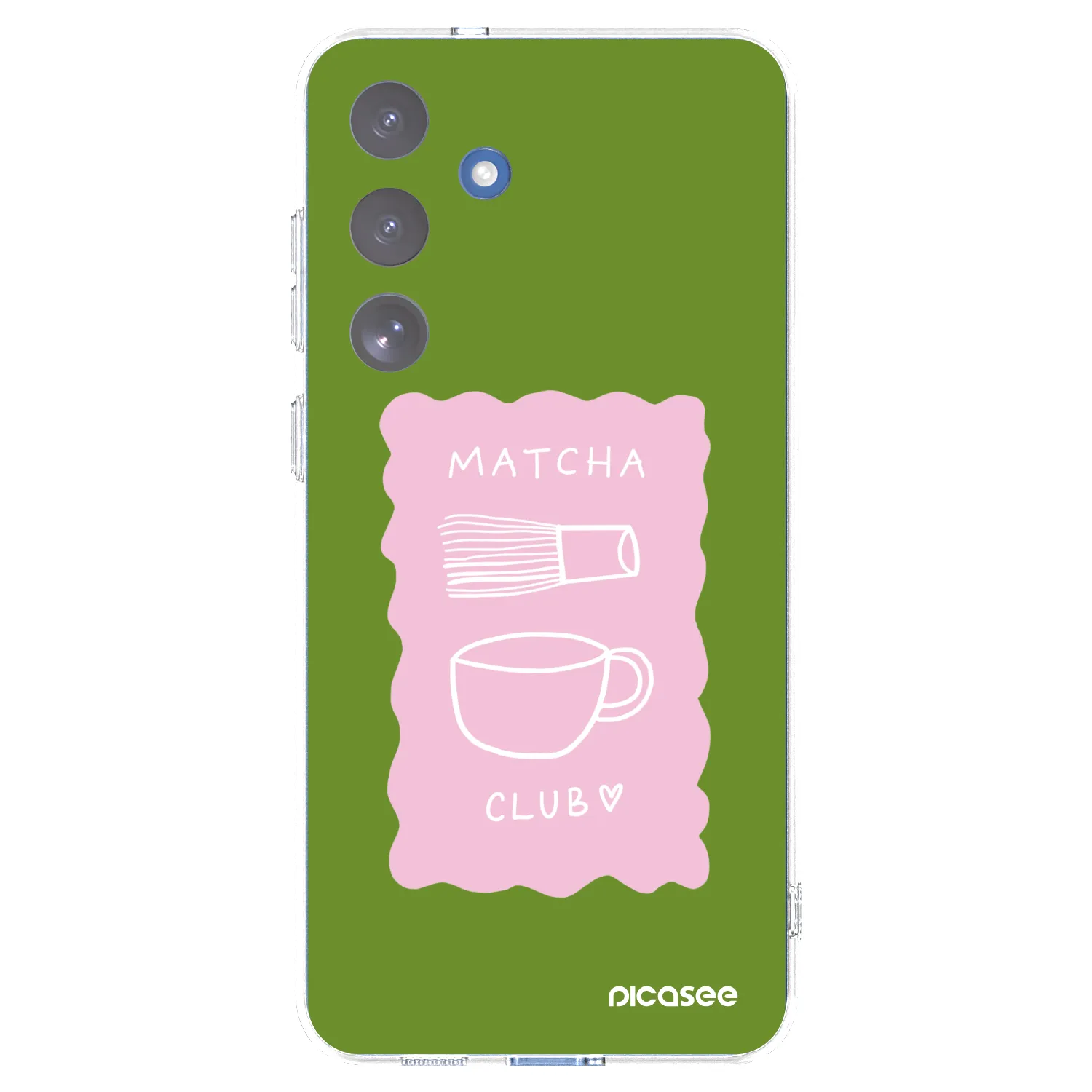 Silikonski prozorni ovitek za Samsung Galaxy S25 FE 5G - Matcha club
