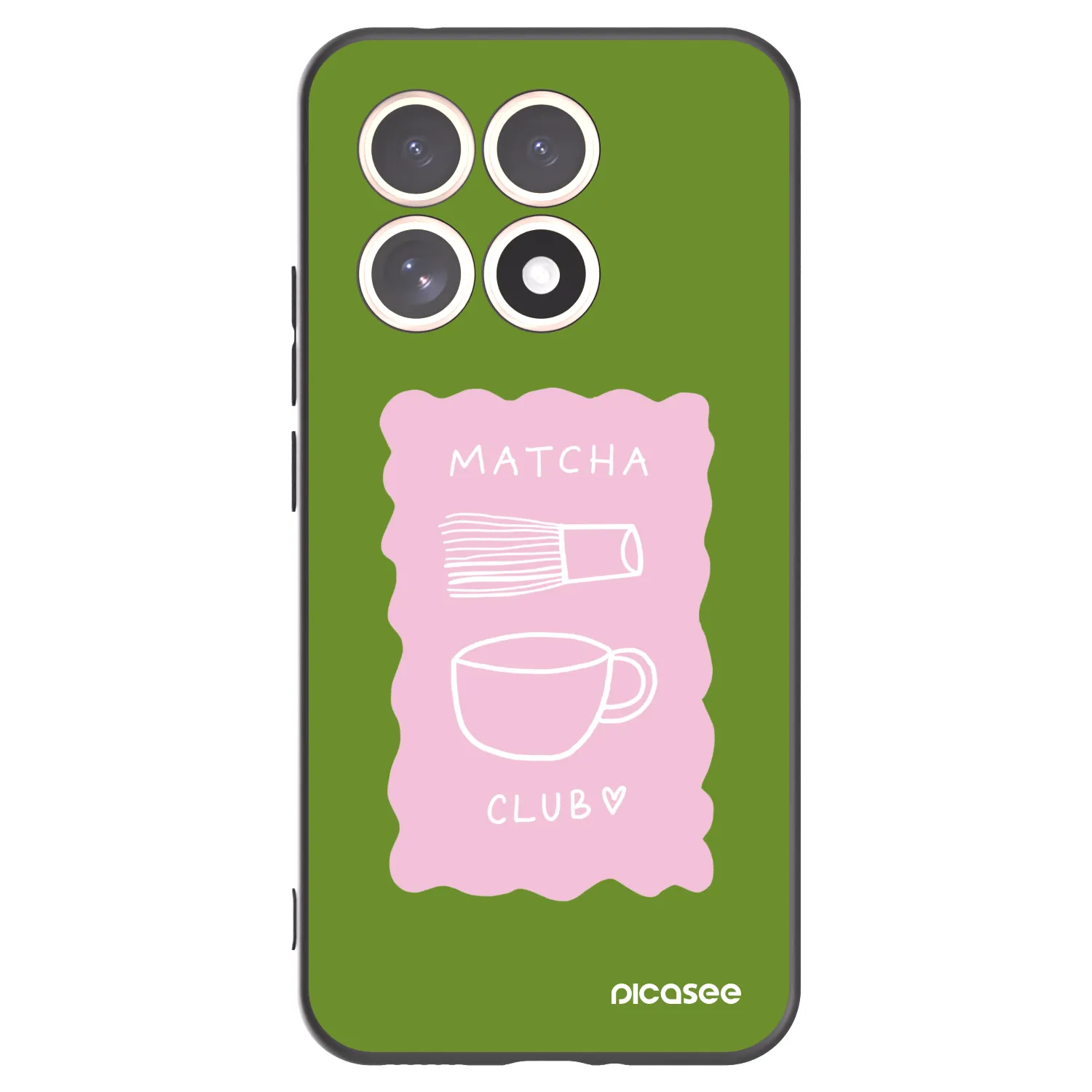 Picasee silikonski črni ovitek za Xiaomi 15T - Matcha club