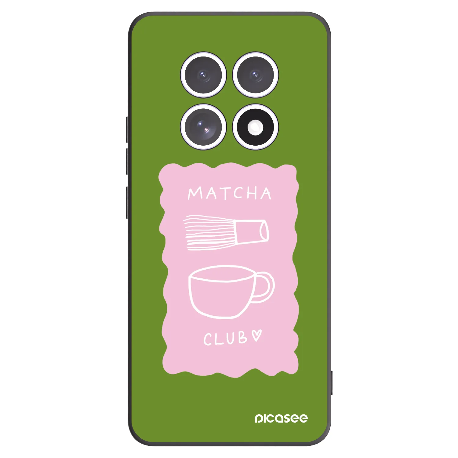 Picasee silikonski črni ovitek za Xiaomi Redmi Note 15 4G - Matcha club
