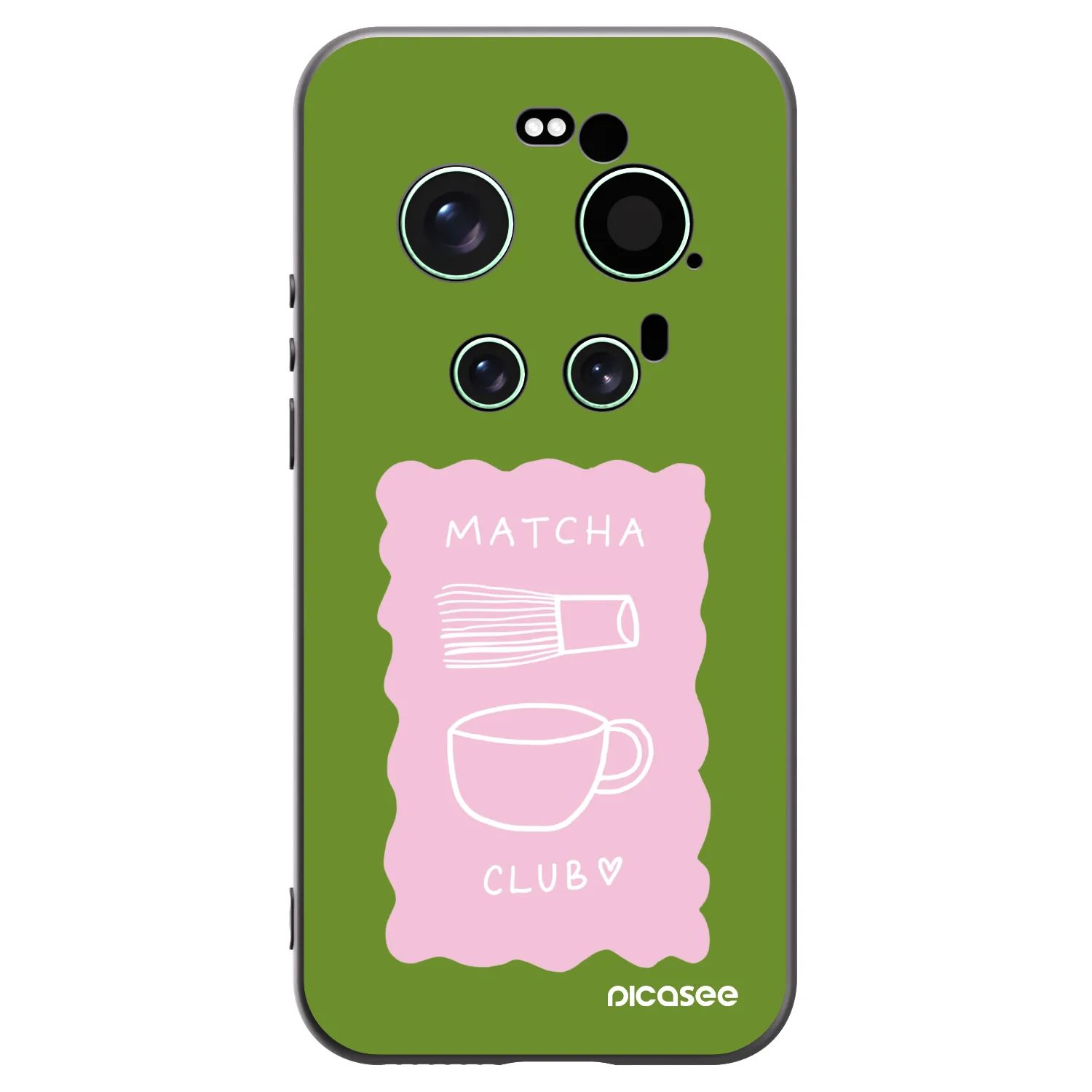 Picasee silikonski črni ovitek za Xiaomi 17 Ultra - Matcha club