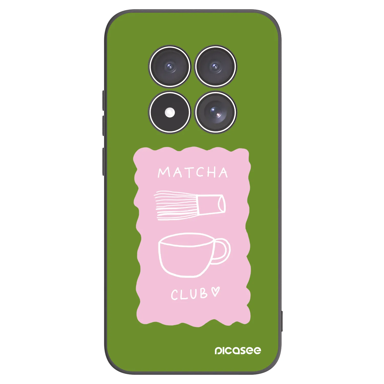 Picasee silikonski črni ovitek za Xiaomi Redmi Note 15 Pro 5G - Matcha club
