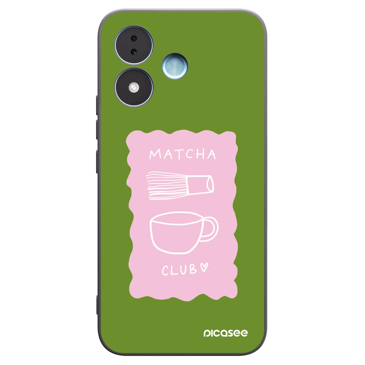 Picasee silikonski črni ovitek za Xiaomi Redmi Note 17 5G - Matcha club