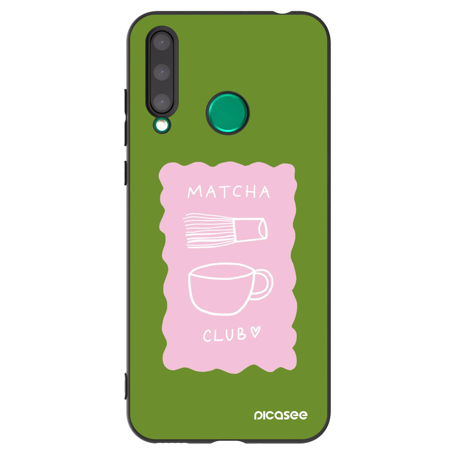 Picasee silikonski črni ovitek za Honor 20 Lite - Matcha club