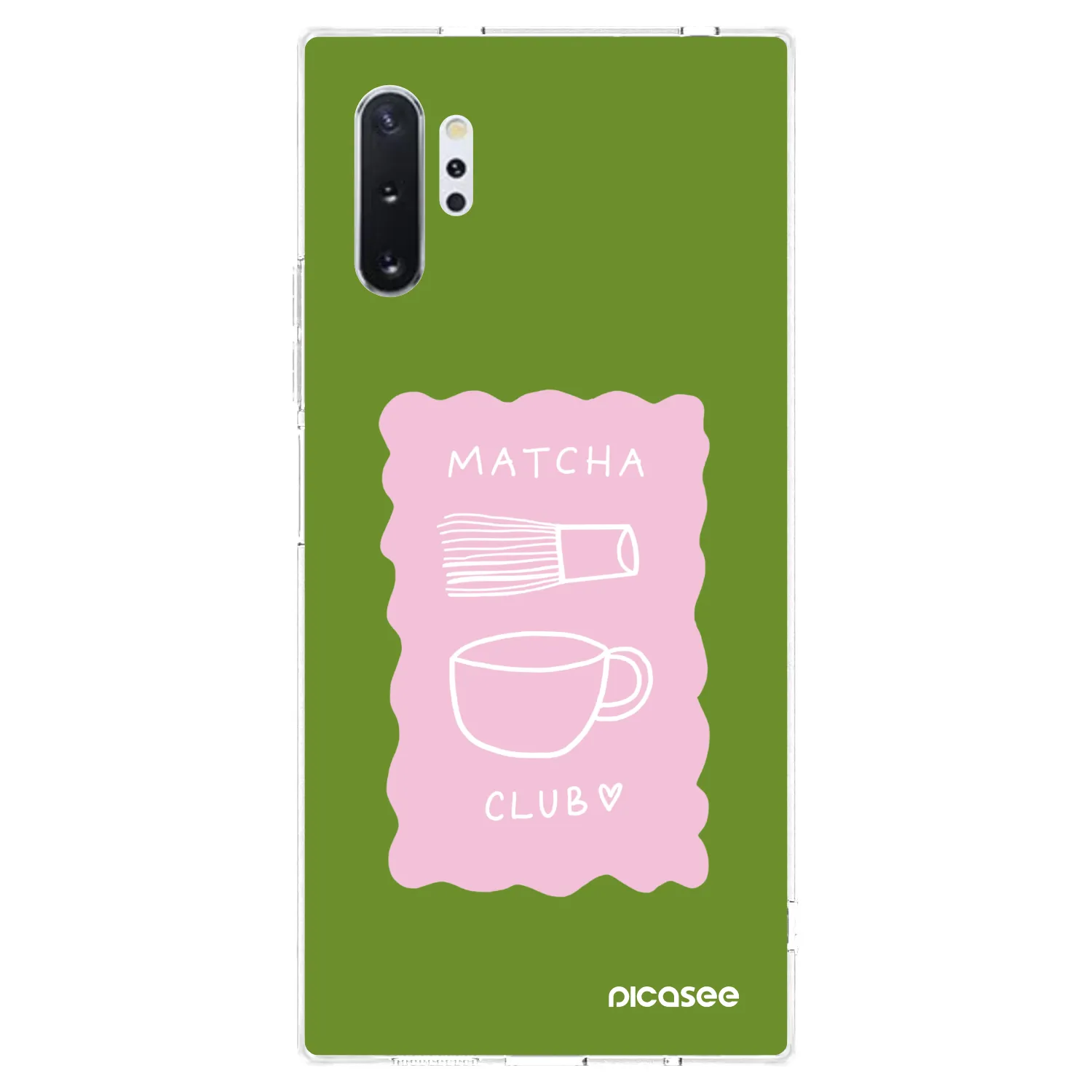 Picasee silikonski prozorni ovitek za Samsung Galaxy Note 10+ N975F - Matcha club