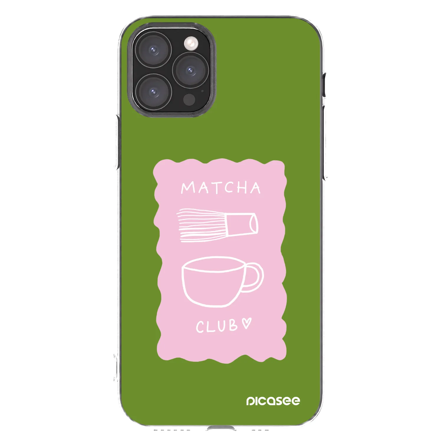 Picasee silikonski prozorni ovitek za Apple iPhone 11 Pro - Matcha club