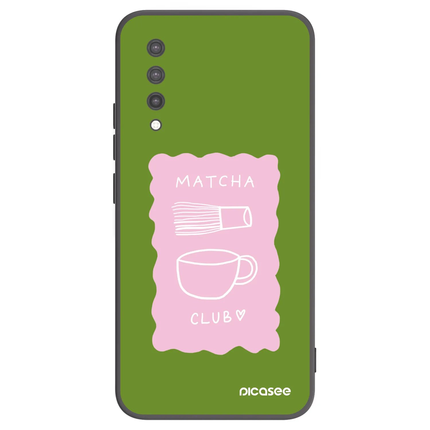 Picasee silikonski črni ovitek za Xiaomi Mi 9 Lite - Matcha club