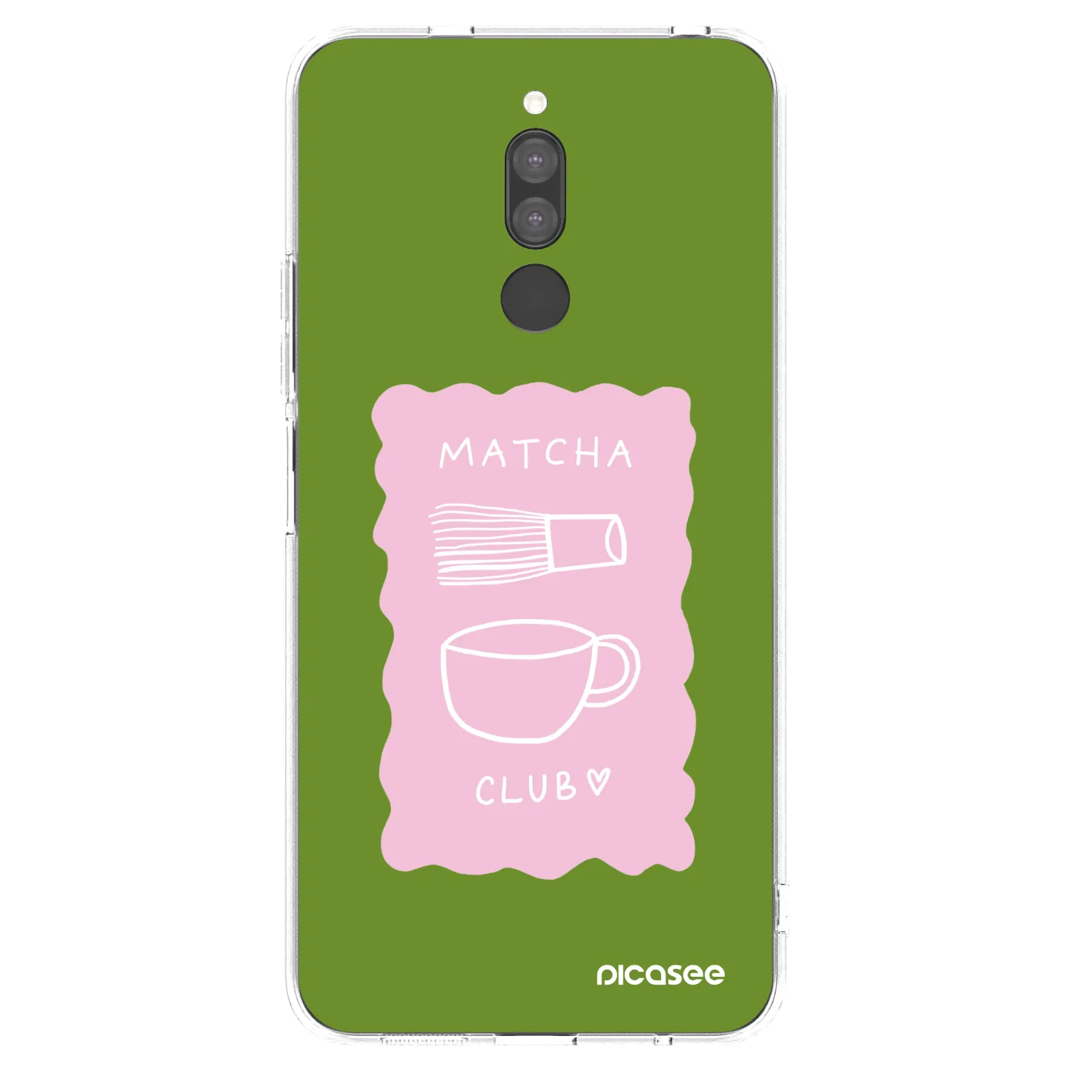 Picasee silikonski prozorni ovitek za Xiaomi Redmi 8 - Matcha club