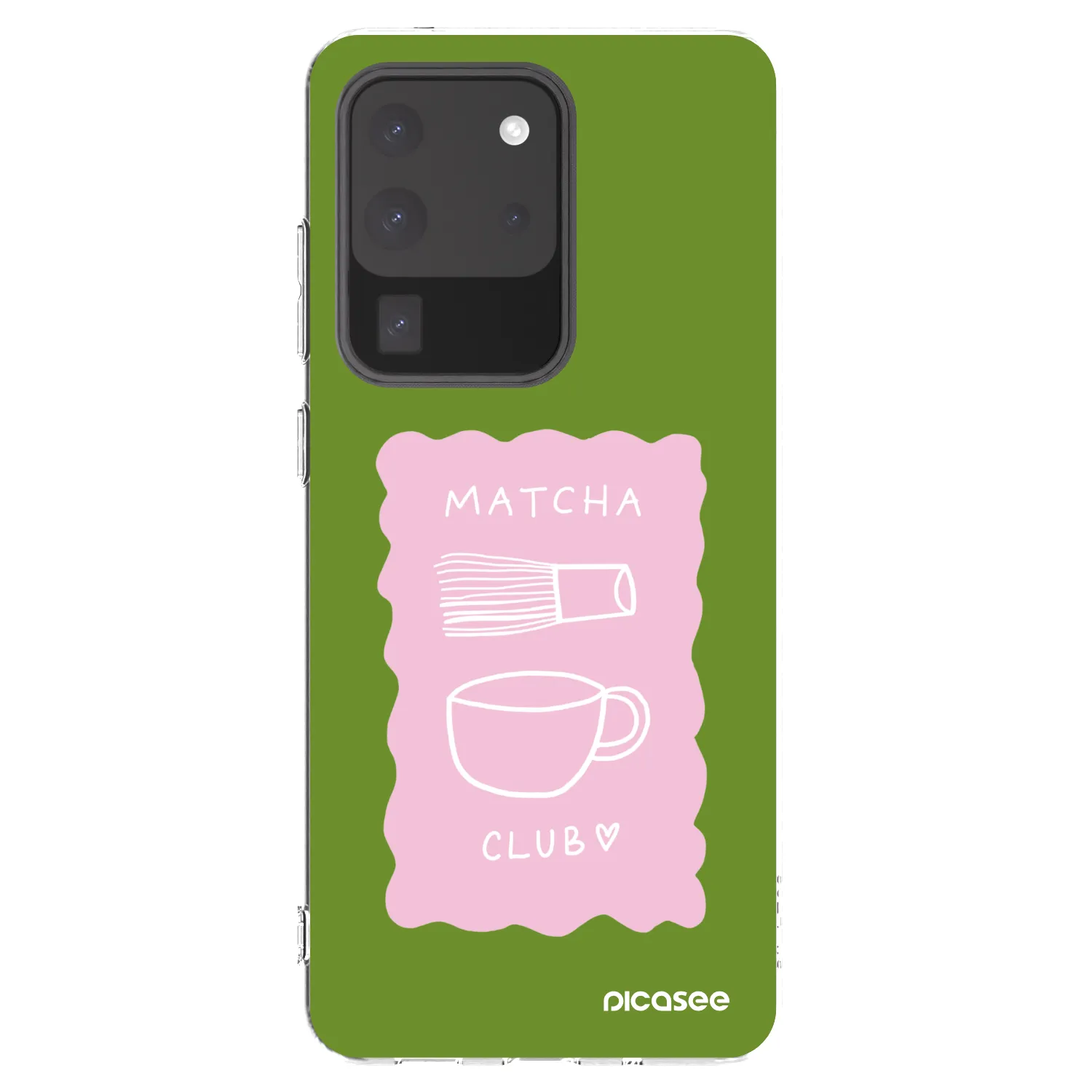 Picasee silikonski prozorni ovitek za Samsung Galaxy S20 Ultra 5G G988F - Matcha club