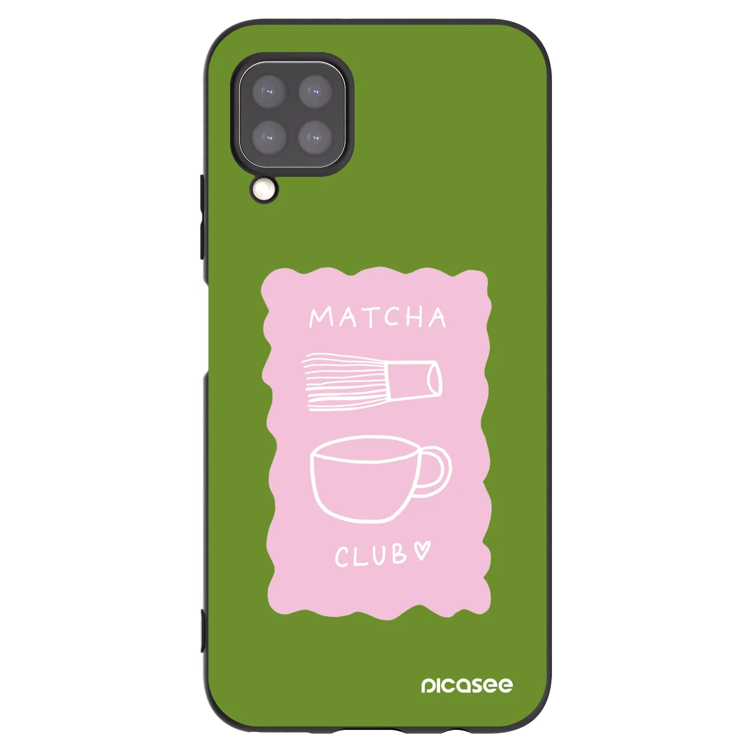 Picasee silikonski črni ovitek za Huawei P40 Lite - Matcha club