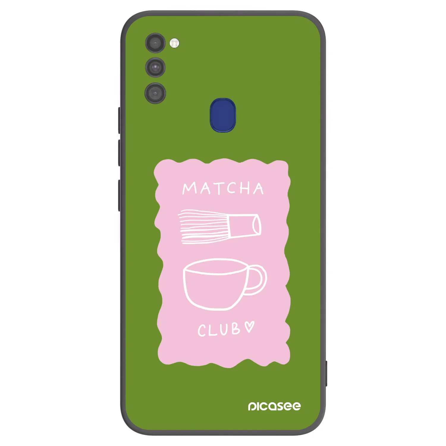 Picasee silikonski črni ovitek za Samsung Galaxy M21 M215F - Matcha club