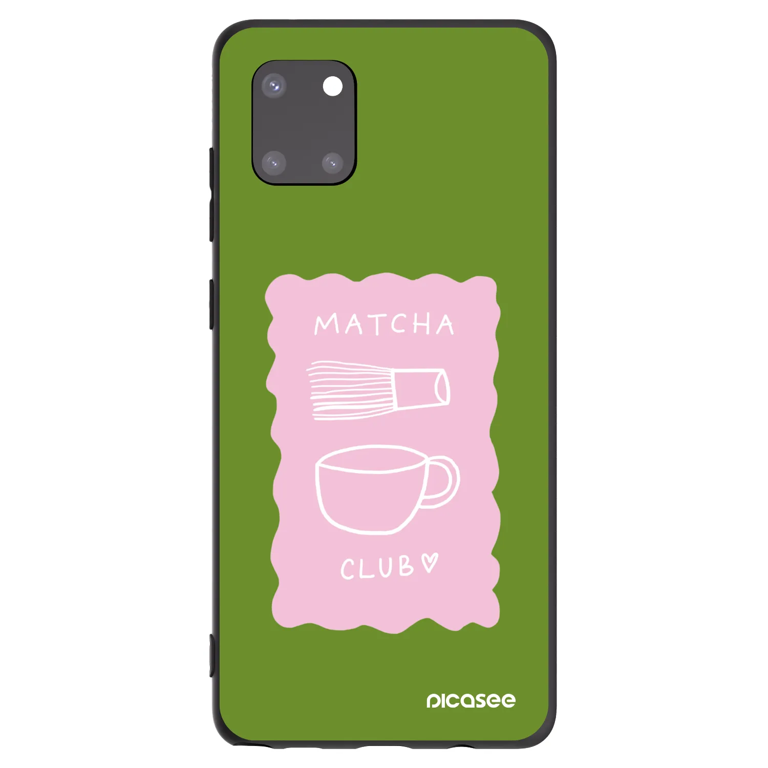 Picasee silikonski črni ovitek za Samsung Galaxy Note 10 Lite N770F - Matcha club