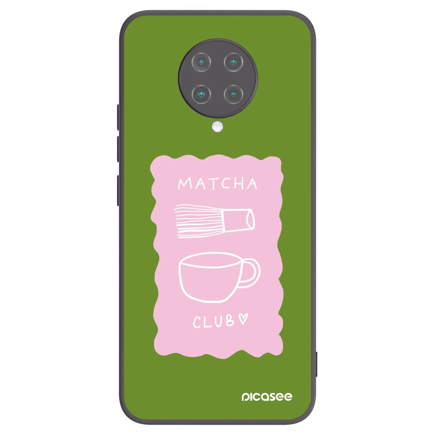 Picasee silikonski črni ovitek za Xiaomi Poco F2 Pro - Matcha club