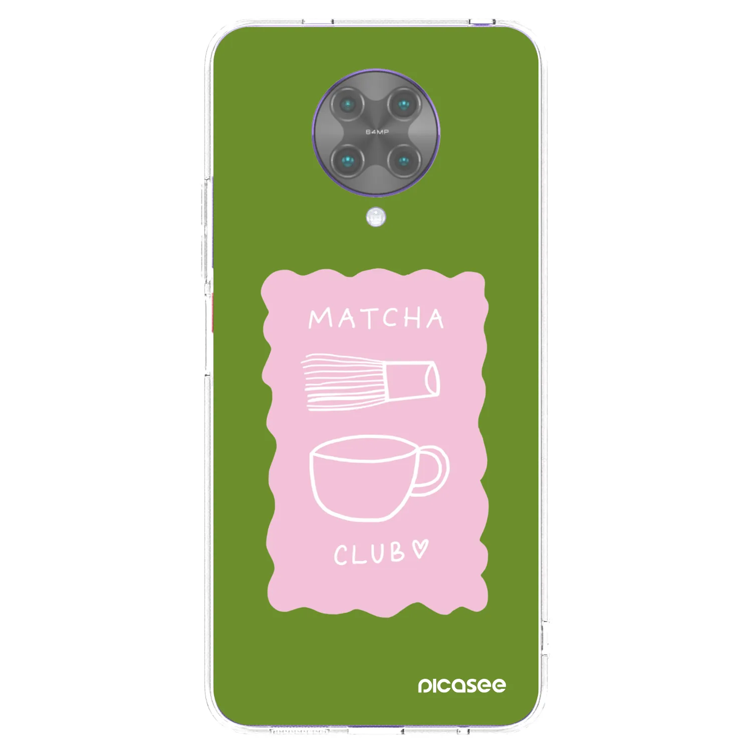 Picasee silikonski prozorni ovitek za Xiaomi Poco F2 Pro - Matcha club
