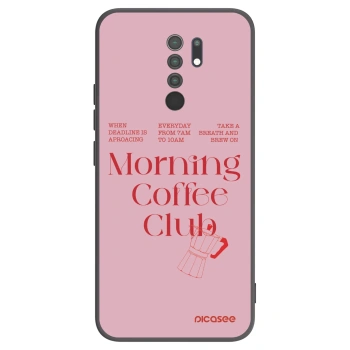 Picasee silikonski črni ovitek za Xiaomi Redmi 9 - Morning