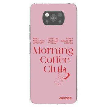 Picasee silikonski črni ovitek za Xiaomi Poco X3 - Morning