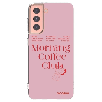 Picasee silikonski prozorni ovitek za Samsung Galaxy S21 5G G991B - Morning